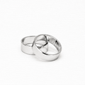 Classic Silver Stainless Steel Polished Band Ring