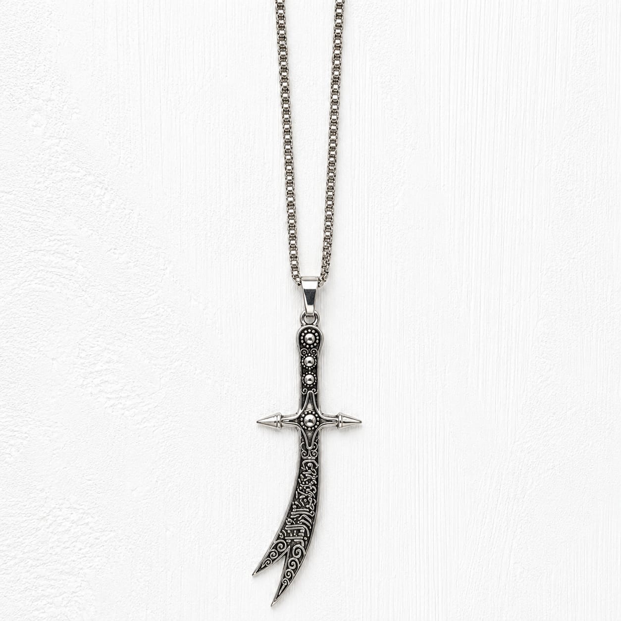 Zulfiqar Sword Pendant Necklace